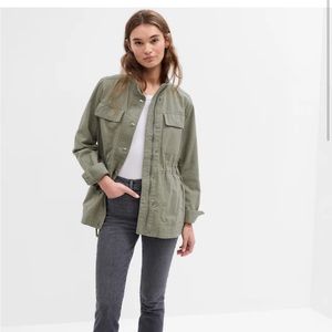 NWOT Gap Olive Green Utility Jacket Size L